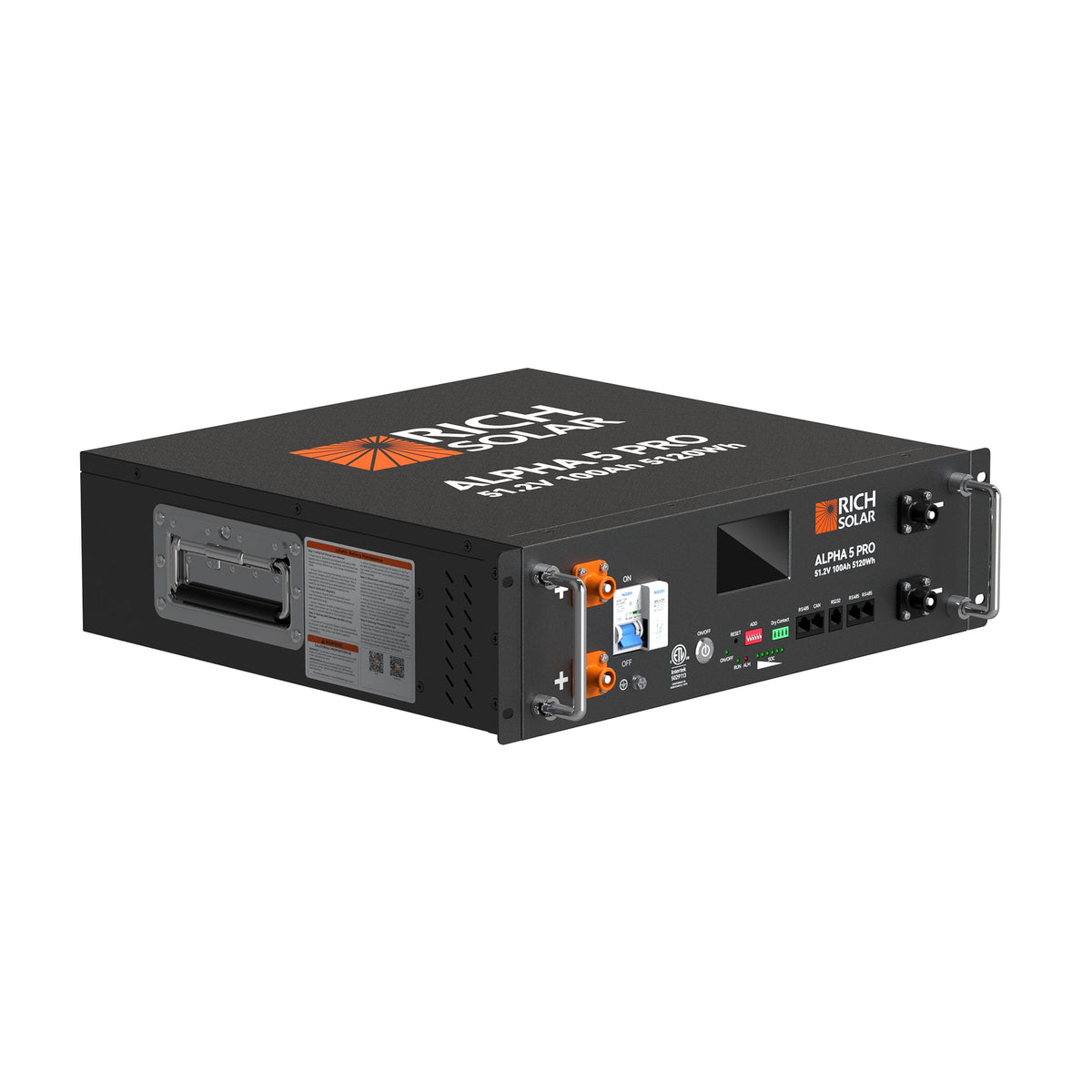 RICH SOLAR ALPHA 5 PRO 51.2V 100Ah Server Rack Battery - view 1