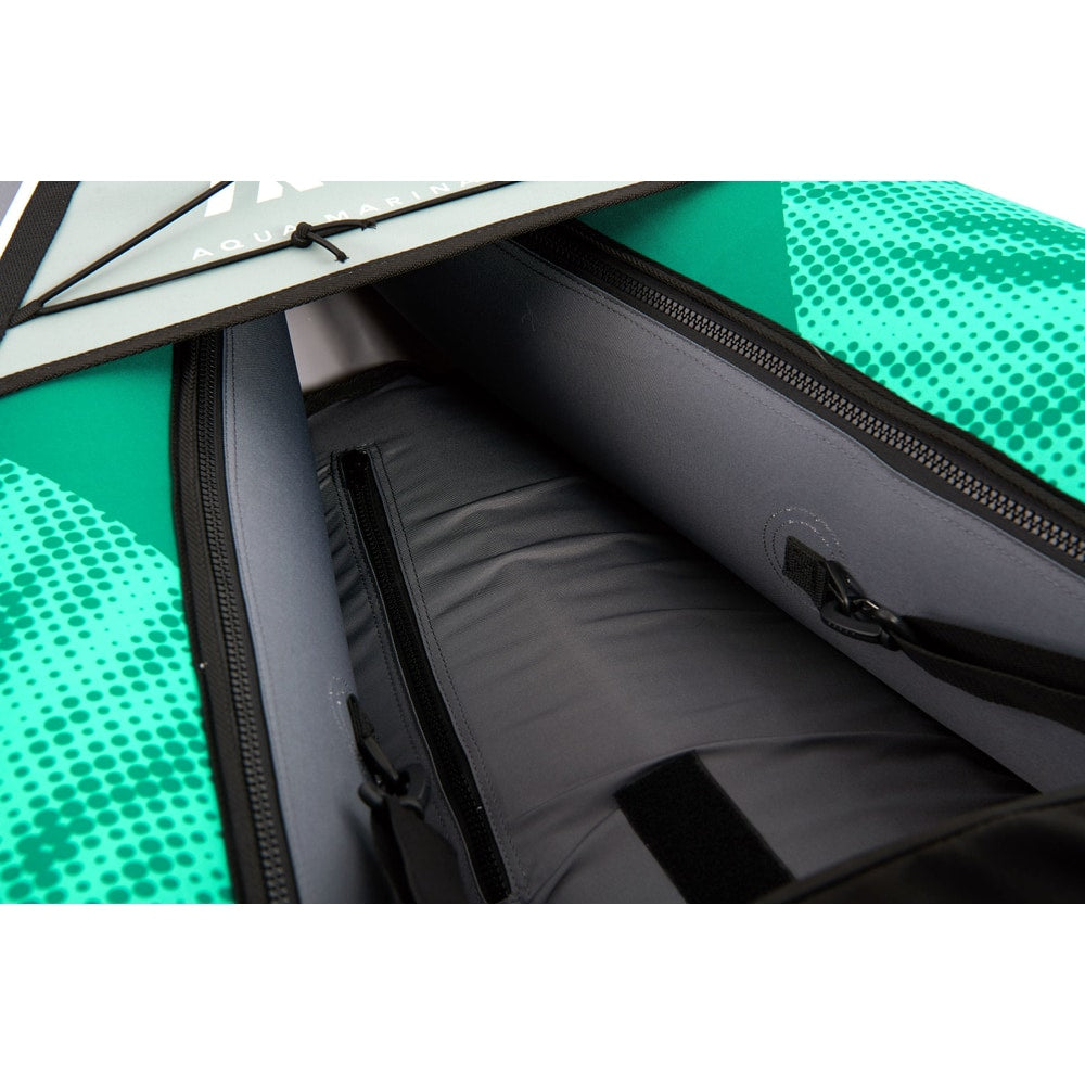 Aqua Marina LAXO 12'6" Inflatable Recreational Kayak | 2+1 Person, 462 lb Payload, AQUASHELL Hull
