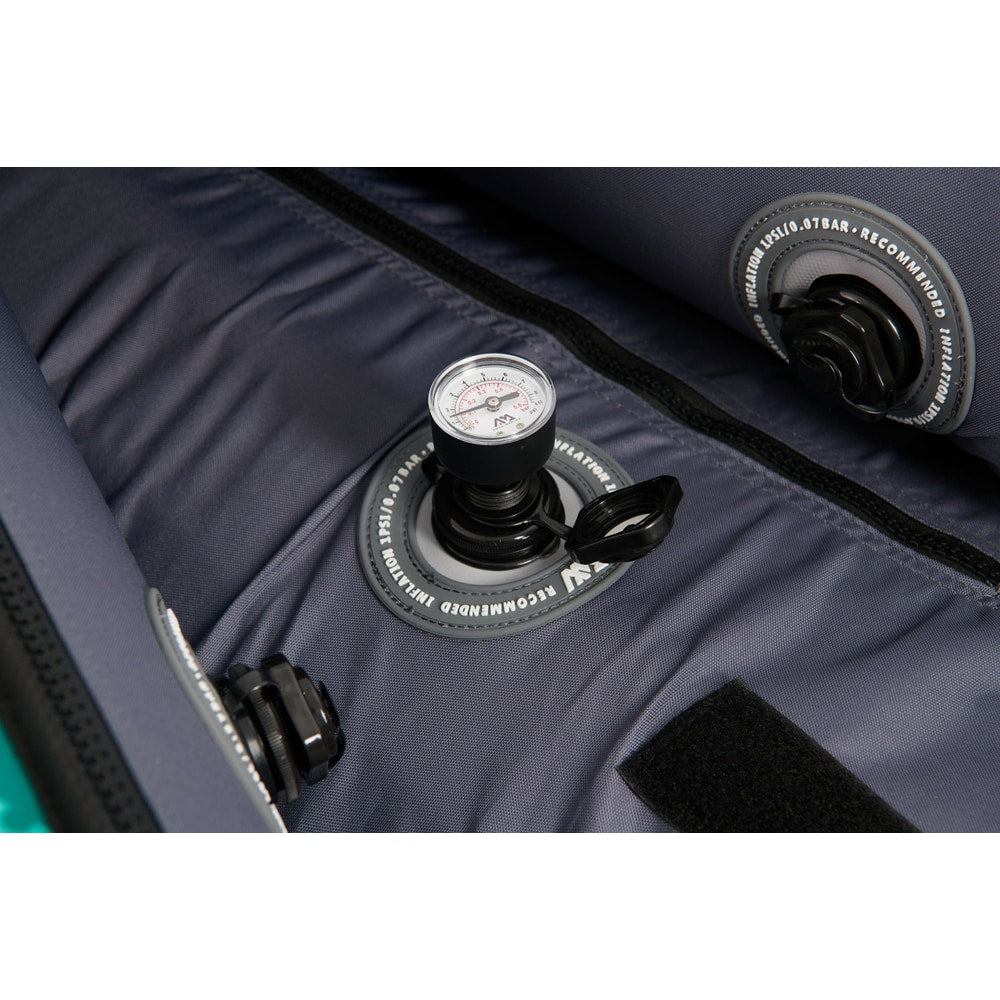 Aqua Marina LAXO 12'6" Inflatable Recreational Kayak | 2+1 Person, 462 lb Payload, AQUASHELL Hull