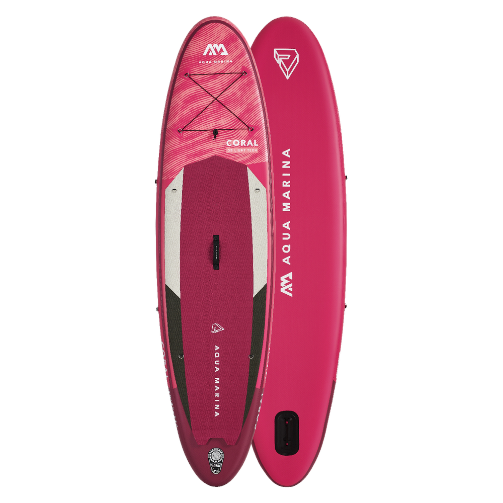 Aqua Marina CORAL 10'2" Inflatable Paddle Board | All-Around Advanced SUP, 19 lb, HF Welded