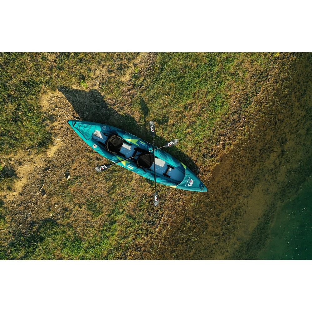 Aqua Marina STEAM 13'6" Inflatable Whitewater Kayak | 2-Person, Drop-Stitch Floor, 396 lb Payload