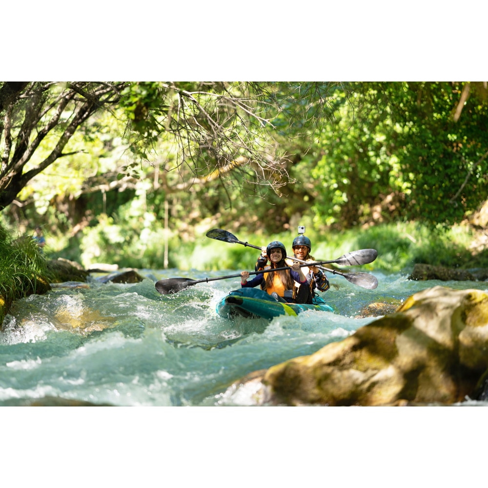 Aqua Marina STEAM 13'6" Inflatable Whitewater Kayak | 2-Person, Drop-Stitch Floor, 396 lb Payload