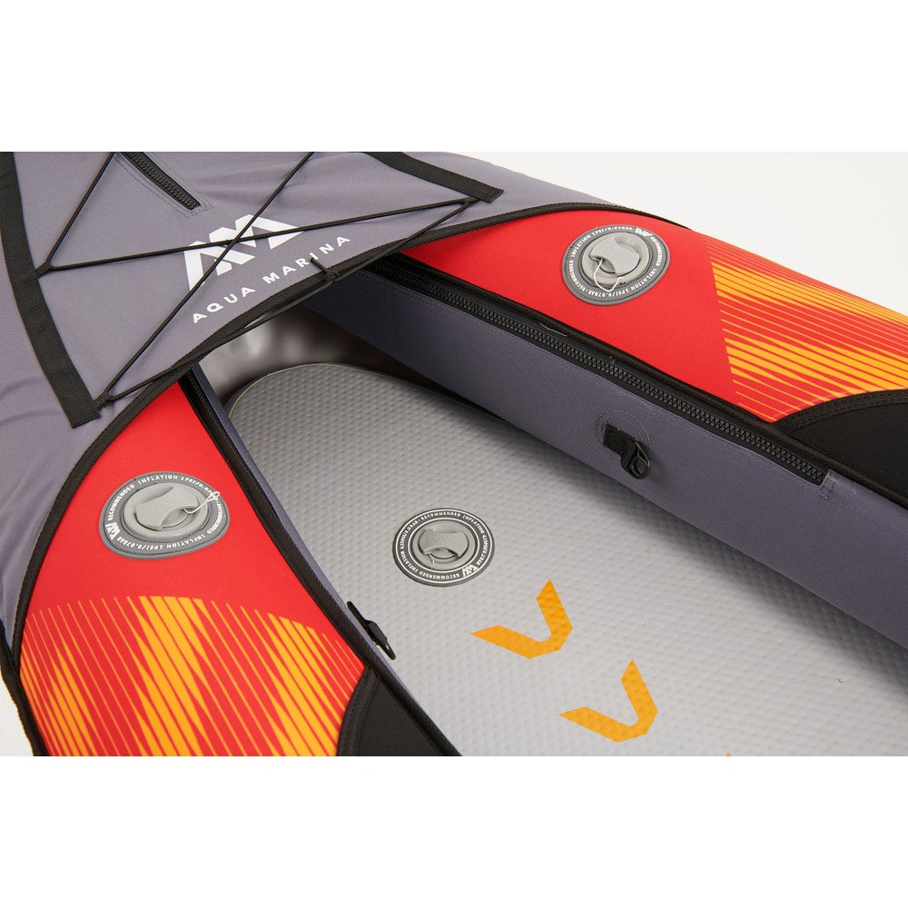 Aqua Marina MEMBA 10'10" Inflatable Touring Kayak | Solo, Drop-Stitch Floor, 242 lbs Payload