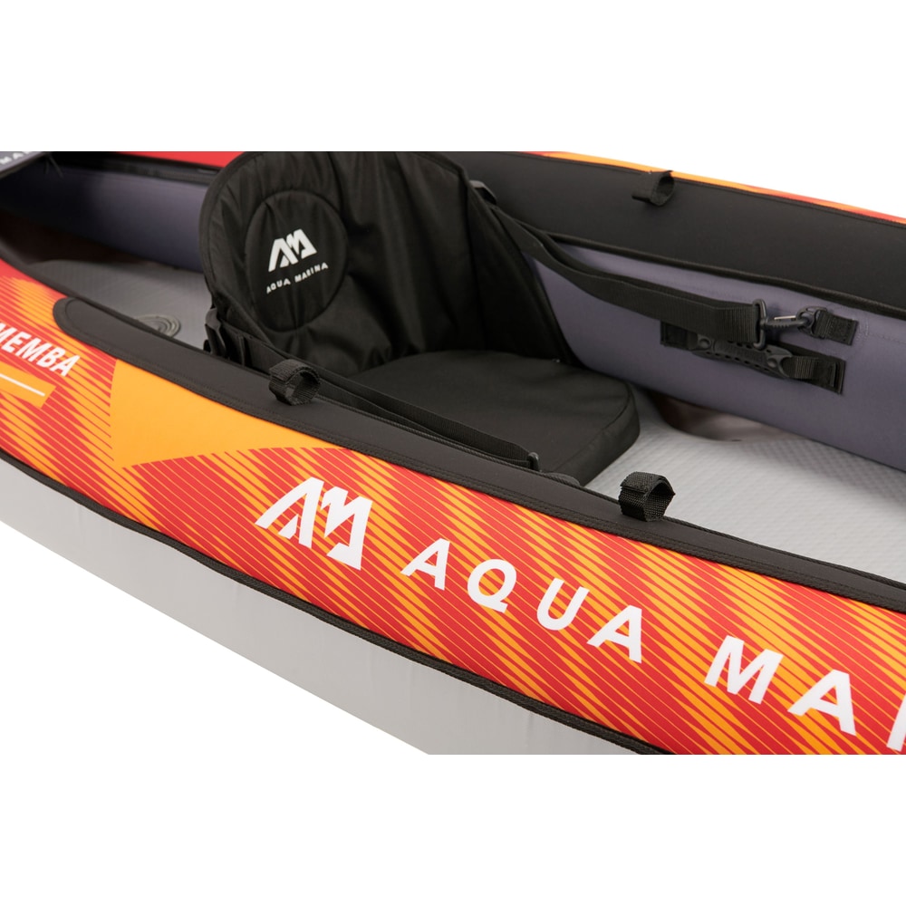 Aqua Marina MEMBA 12'10" Inflatable Touring Kayak | Tandem, Drop-Stitch Floor, 396 lbs Payload
