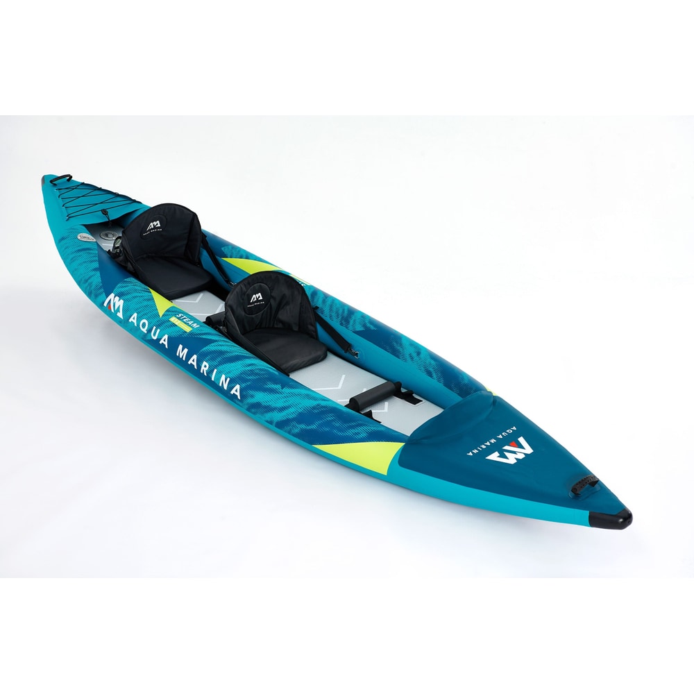Aqua Marina STEAM 13'6" Inflatable Whitewater Kayak | 2-Person, Drop-Stitch Floor, 396 lb Payload