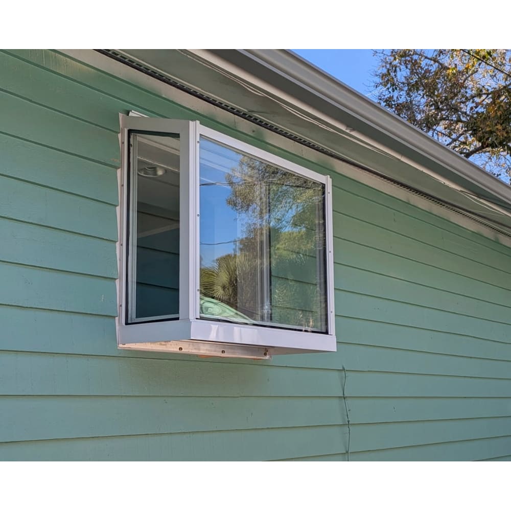 Janco Garden Window | Aluminum Greenhouse Window Kit, Low-E Tempered Glass or Lexan, Lifetime Warranty