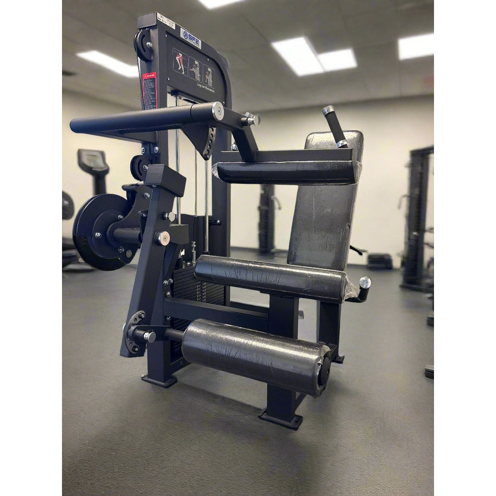 Selectorized Seated Leg Extension & Leg Curl Machine w/ 250lb weight stack (New)