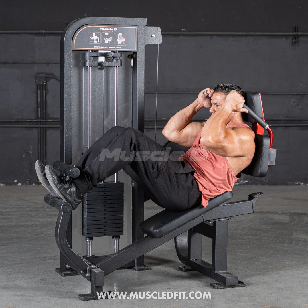 Classic V2 Selectorized Abdominal Crunch Machine – Commercial Core Gym Equipment
