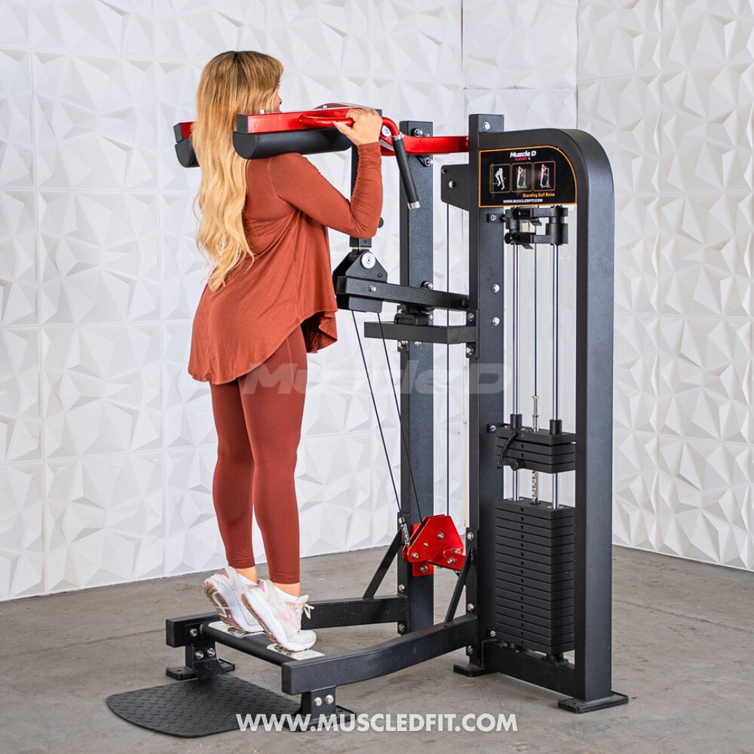 Classic V2 Selectorized Standing Calf Raise Machine – Muscle D Fitness