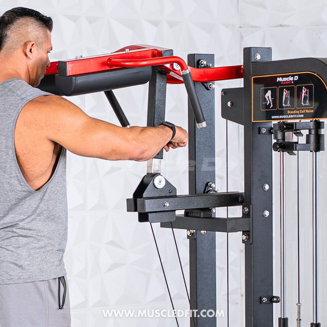 Classic V2 Selectorized Standing Calf Raise Machine – Muscle D Fitness