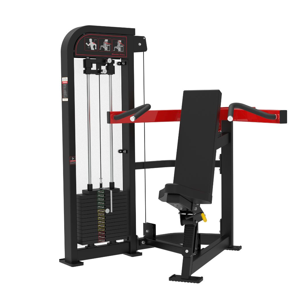 Classic V2 Selectorized Shoulder Press – Commercial Grade by Muscle D Fitness