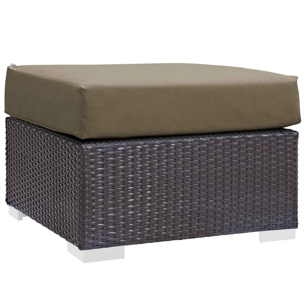 Patio Elegance Outdoor Sectional Set - 10-Piece Convene Lounge Set by Modway