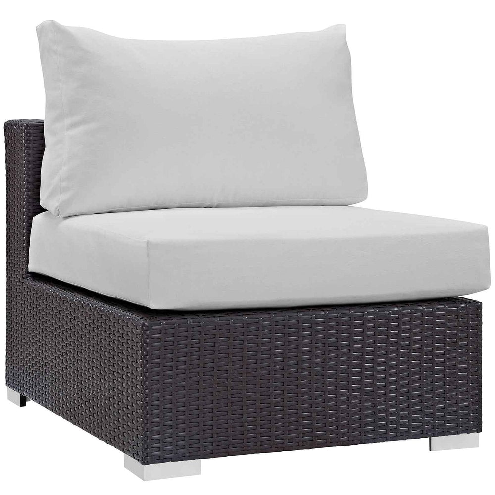 Patio Elegance Outdoor Sectional Set - 10-Piece Convene Lounge Set by Modway