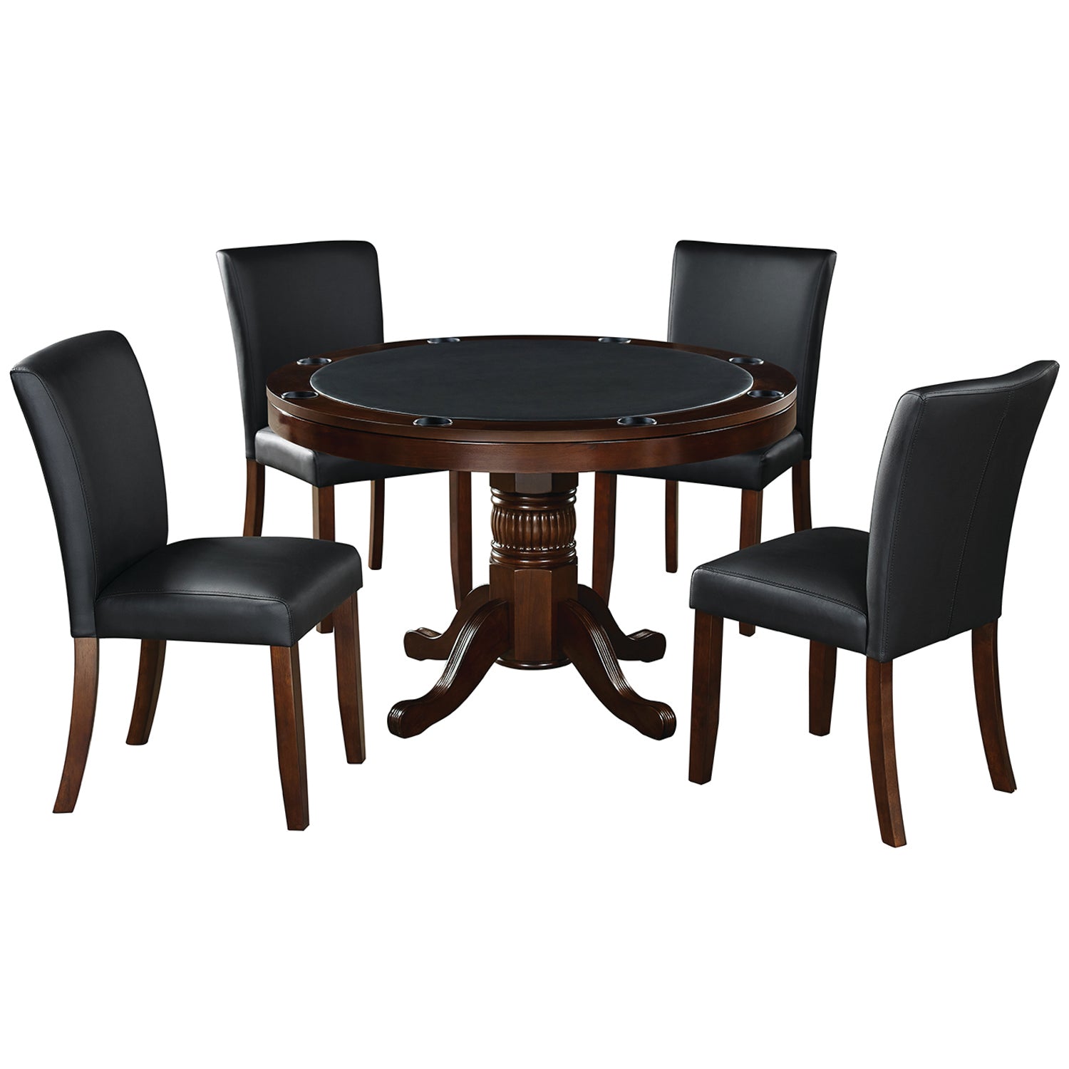 RAM Game Room 48" 2 IN 1 GAME TABLE x 4 DINING/GAME CHAIRS