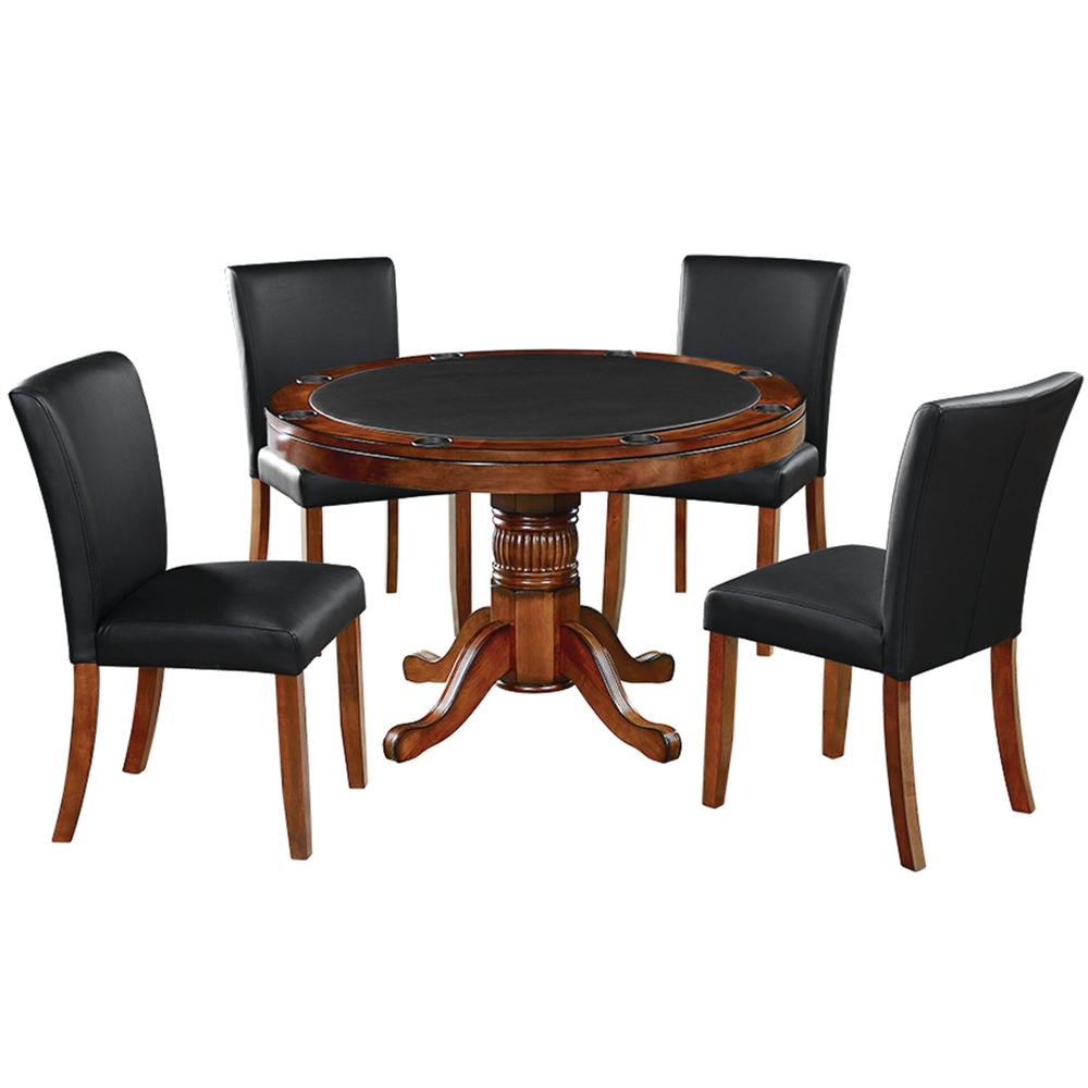 RAM Game Room 48" 2 IN 1 GAME TABLE x 4 DINING/GAME CHAIRS