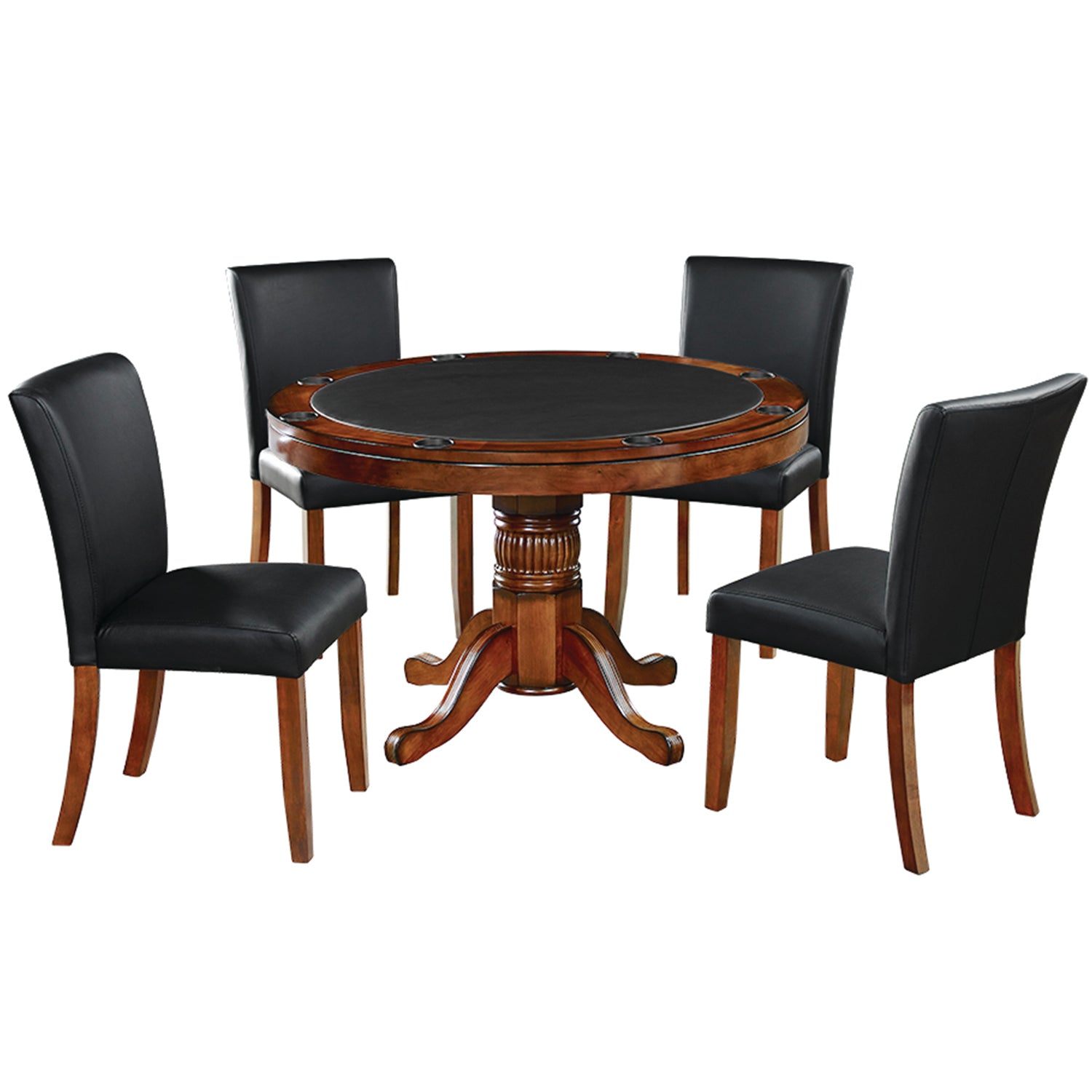 RAM Game Room 48" 2 IN 1 GAME TABLE x 4 DINING/GAME CHAIRS