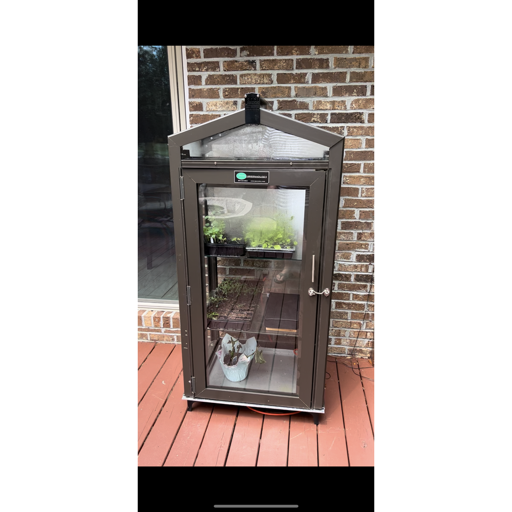Janco Garden Curio Indoor/Outdoor Mini Greenhouse Cabinet | Aluminum Frame, Glass or Lexan, Lifetime Warranty