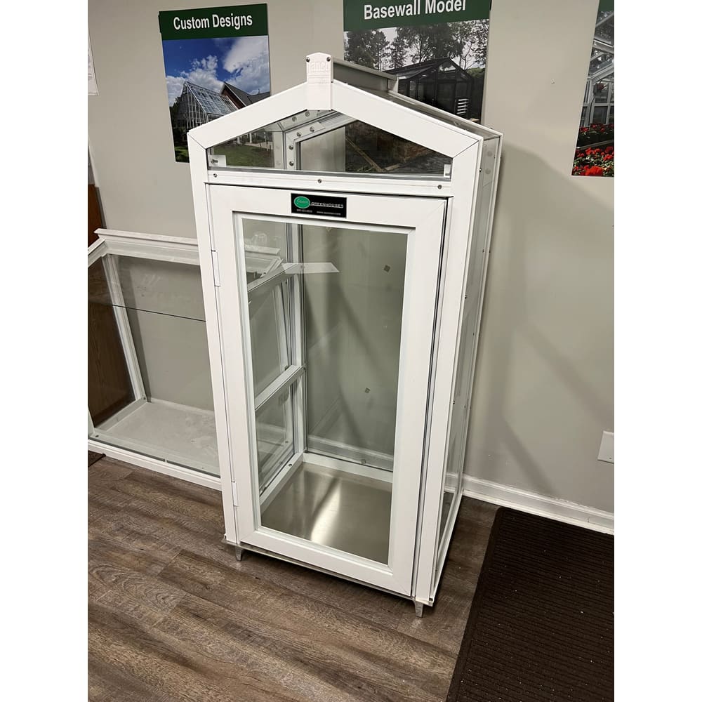 Janco Garden Curio Indoor/Outdoor Mini Greenhouse Cabinet | Aluminum Frame, Glass or Lexan, Lifetime Warranty