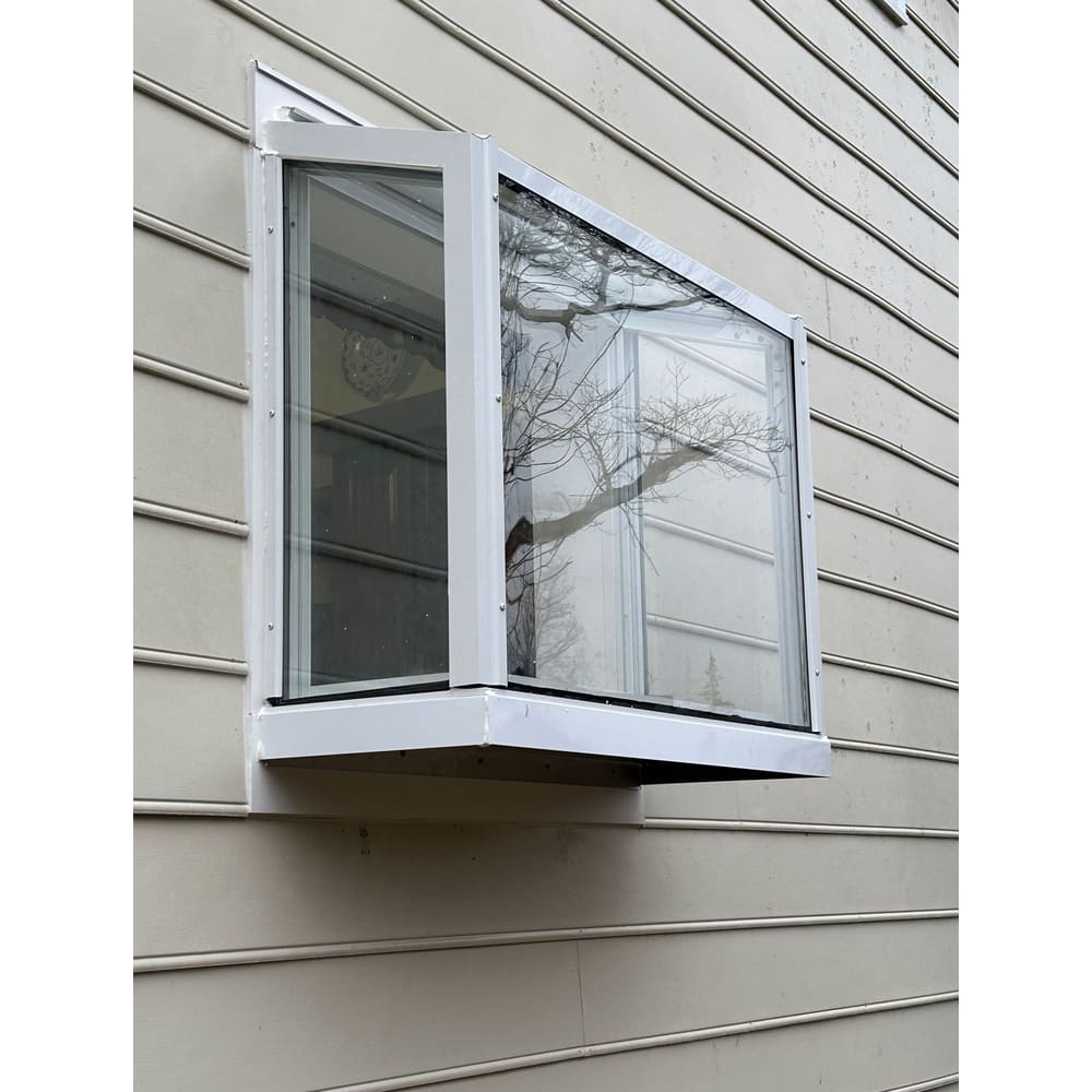 Janco Garden Window | Aluminum Greenhouse Window Kit, Low-E Tempered Glass or Lexan, Lifetime Warranty