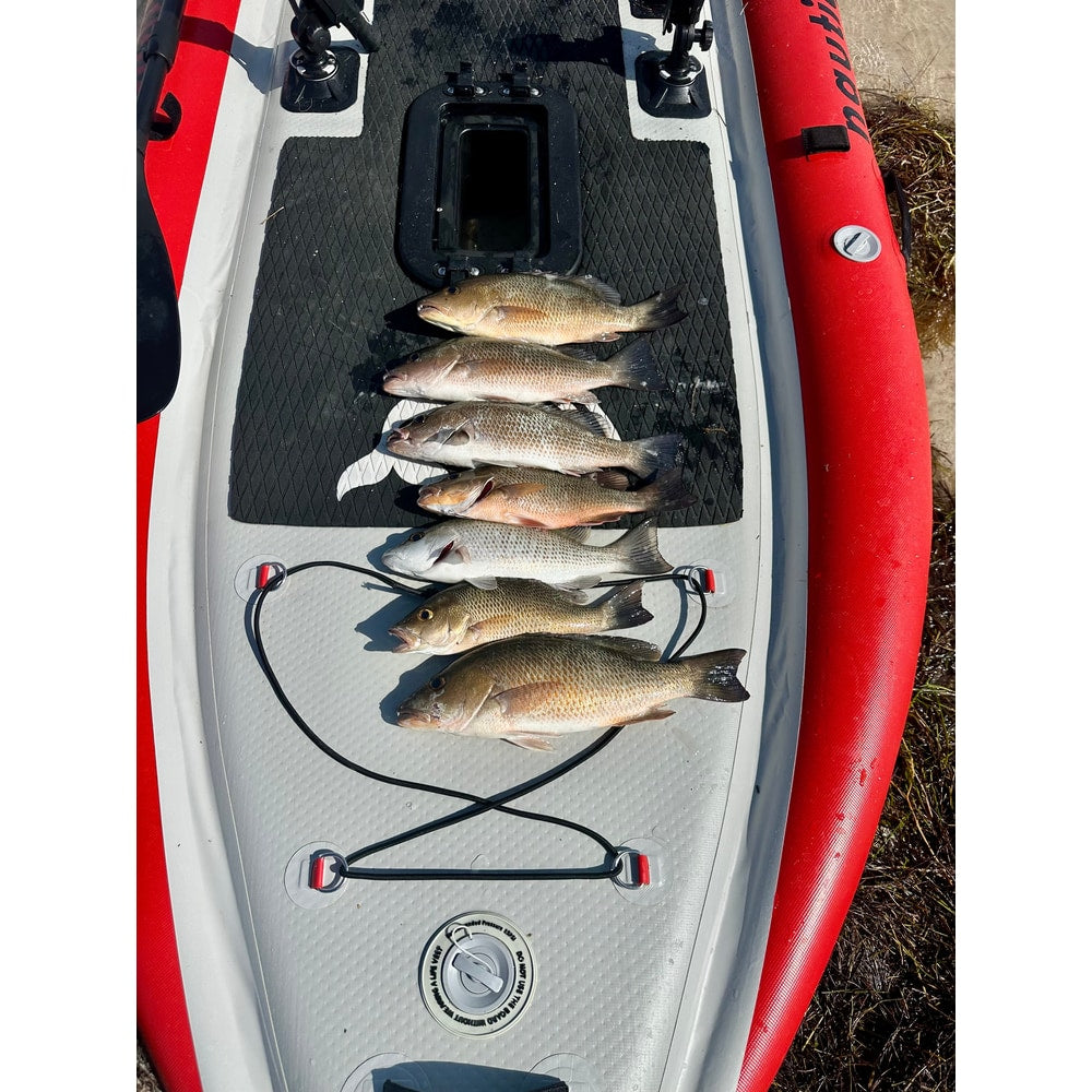 Nautiqua | ARUBA | Deluxe Paddleboard Fishing Pedal Kayak | Red