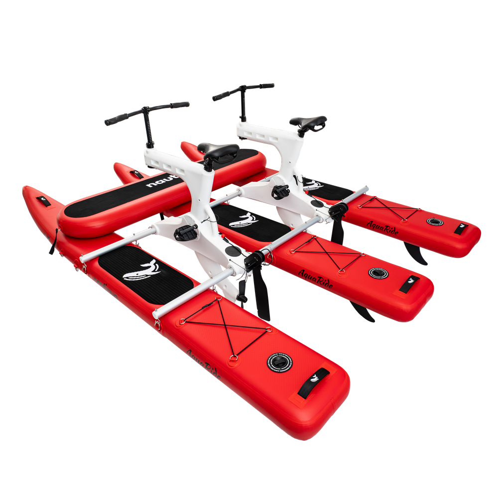 Nautiqua | BORACAY | Premium Catamaran Style Water Bike with Front Pad | 2 Person