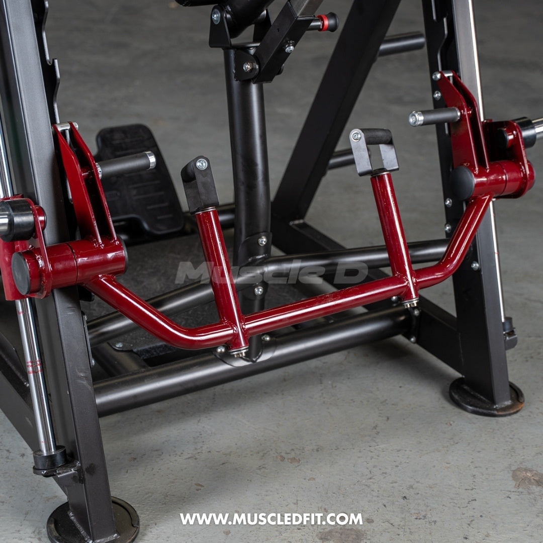 Power Leverage V2 Chest Supported Linear Bearing Row Machine | Muscle D Fitness