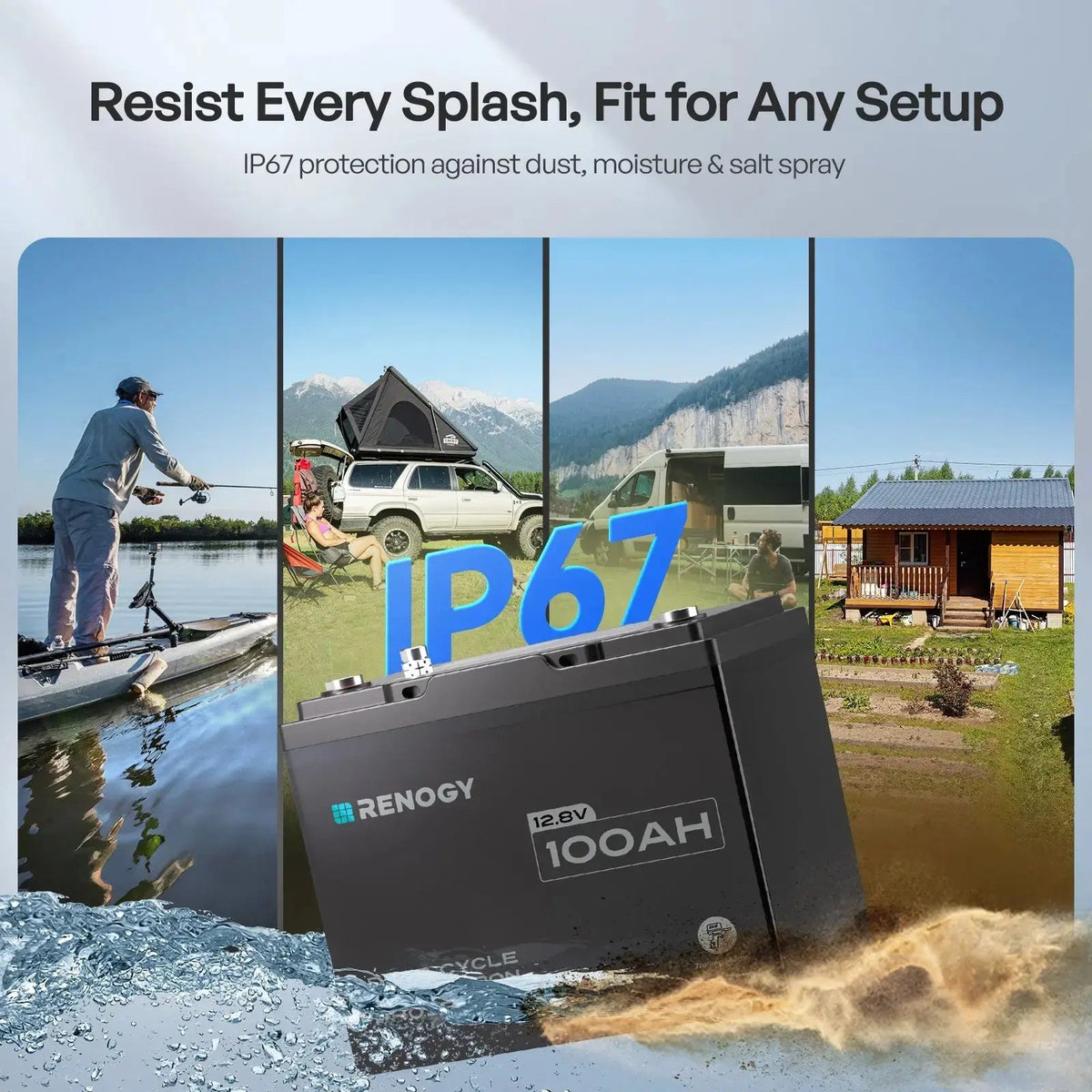 Renogy Core 12V 100Ah Trolling Motor LiFePO4 Battery - view 4
