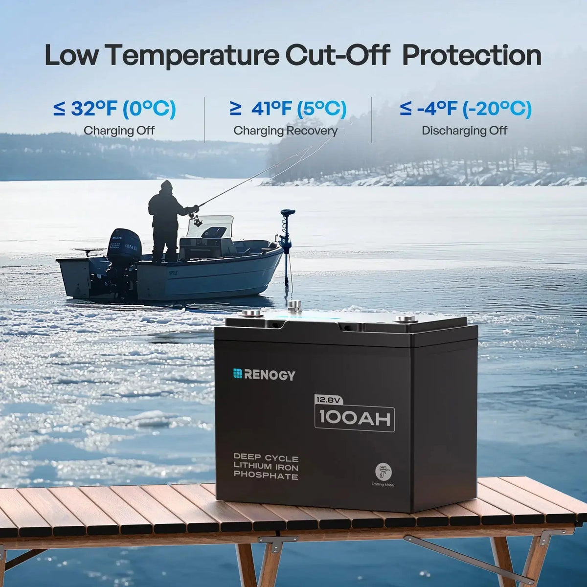 Renogy Core 12V 100Ah Trolling Motor LiFePO4 Battery - view 8