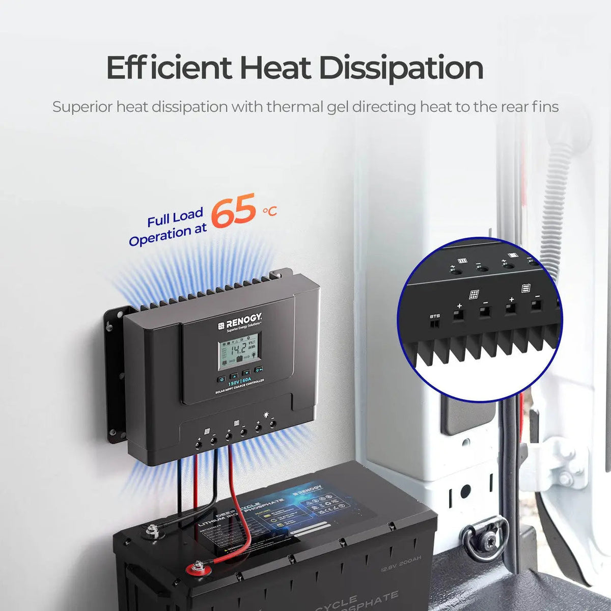 Renogy Rover Lite 60A MPPT Solar Charge Controller - view 6