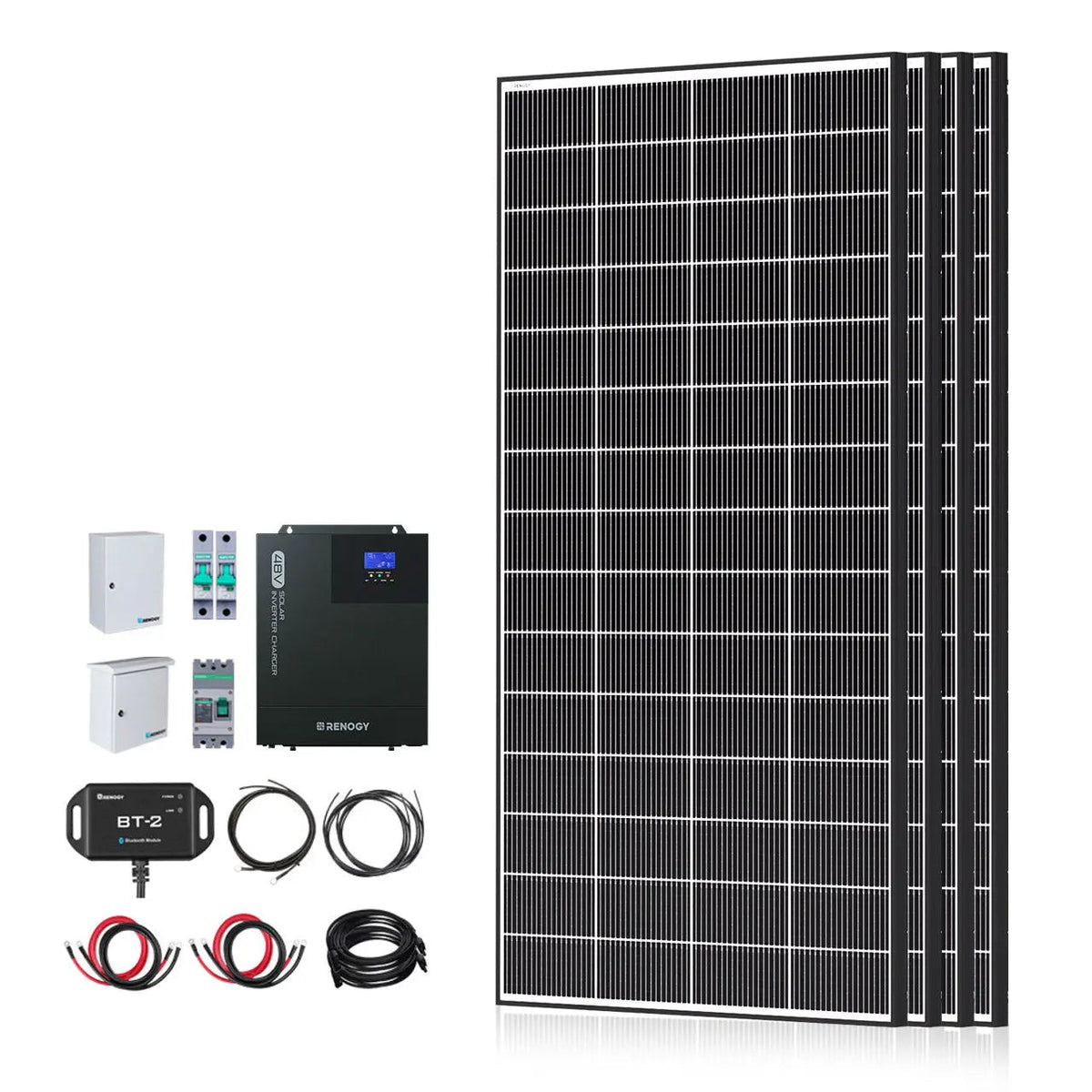 Renogy 1200W / 2500W 48V Complete Solar Cabin Kit - view 1