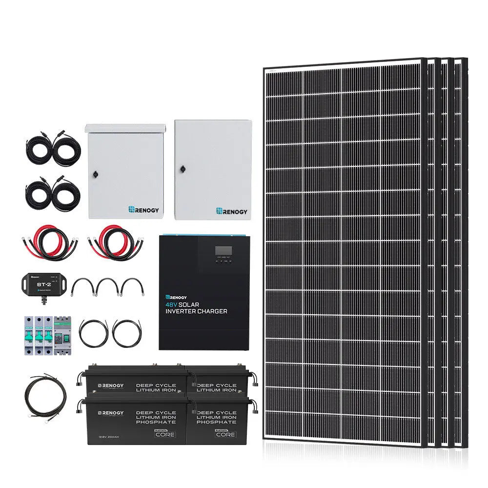 Renogy 1200W / 2500W 48V Complete Solar Cabin Kit - view 3
