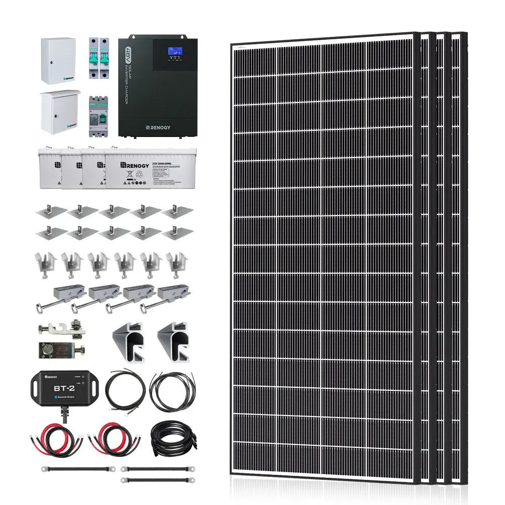 Renogy 1200W / 2500W 48V Complete Solar Cabin Kit - view 6