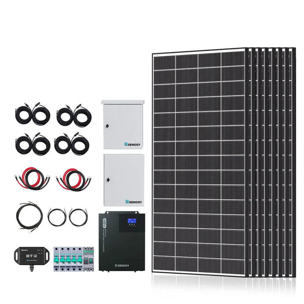 Renogy 1200W / 2500W 48V Complete Solar Cabin Kit - view 2