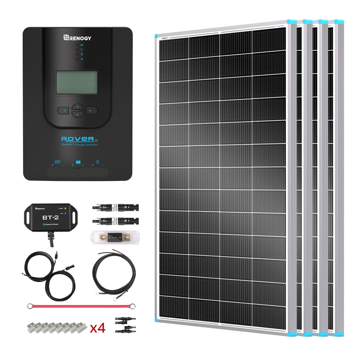 Renogy 800W 12V Essential Solar Panel Kit - view 2