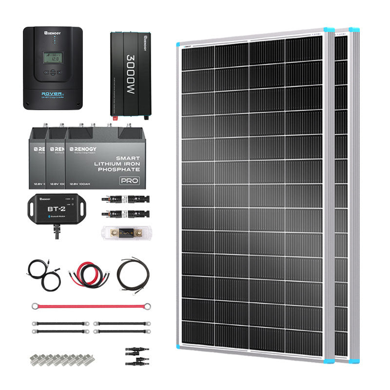 Renogy 800W 12V Complete Solar Kit with 3.6kWh Battery - view 8