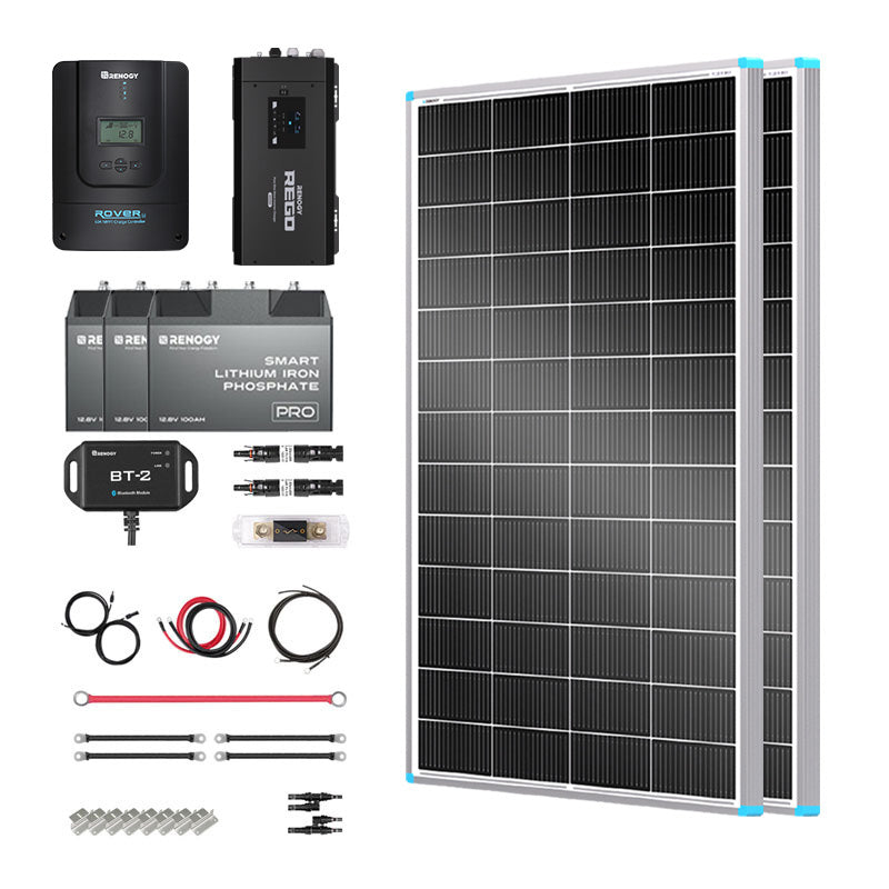 Renogy 800W 12V Complete Solar Kit with 3.6kWh Battery - view 9