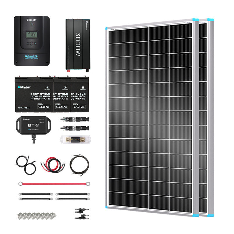 Renogy 800W 12V Complete Solar Kit with 3.6kWh Battery - view 10