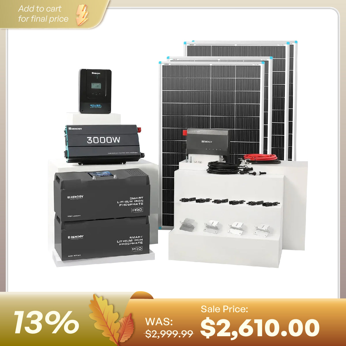 Renogy Workshop Solution (5.12kWh) - view 1