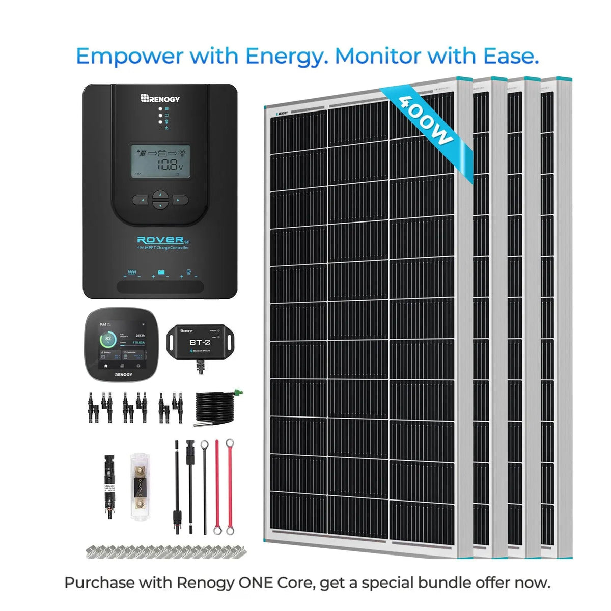 Renogy 400W 12V Premium Solar Panel Kit - view 8
