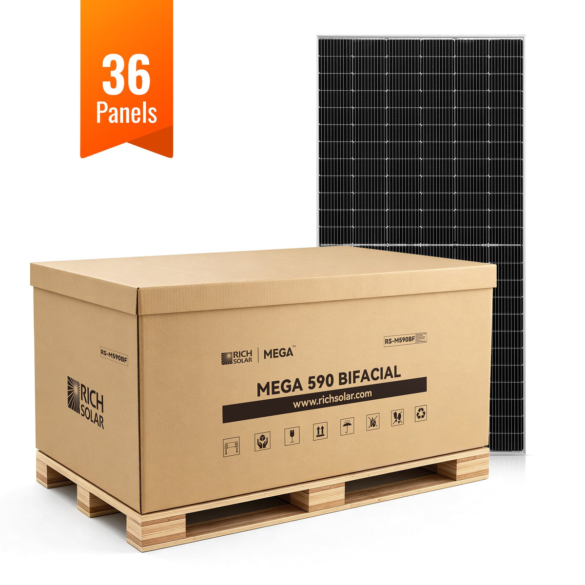 RICH SOLAR MEGA 590 Bifacial Solar Panel - view 4