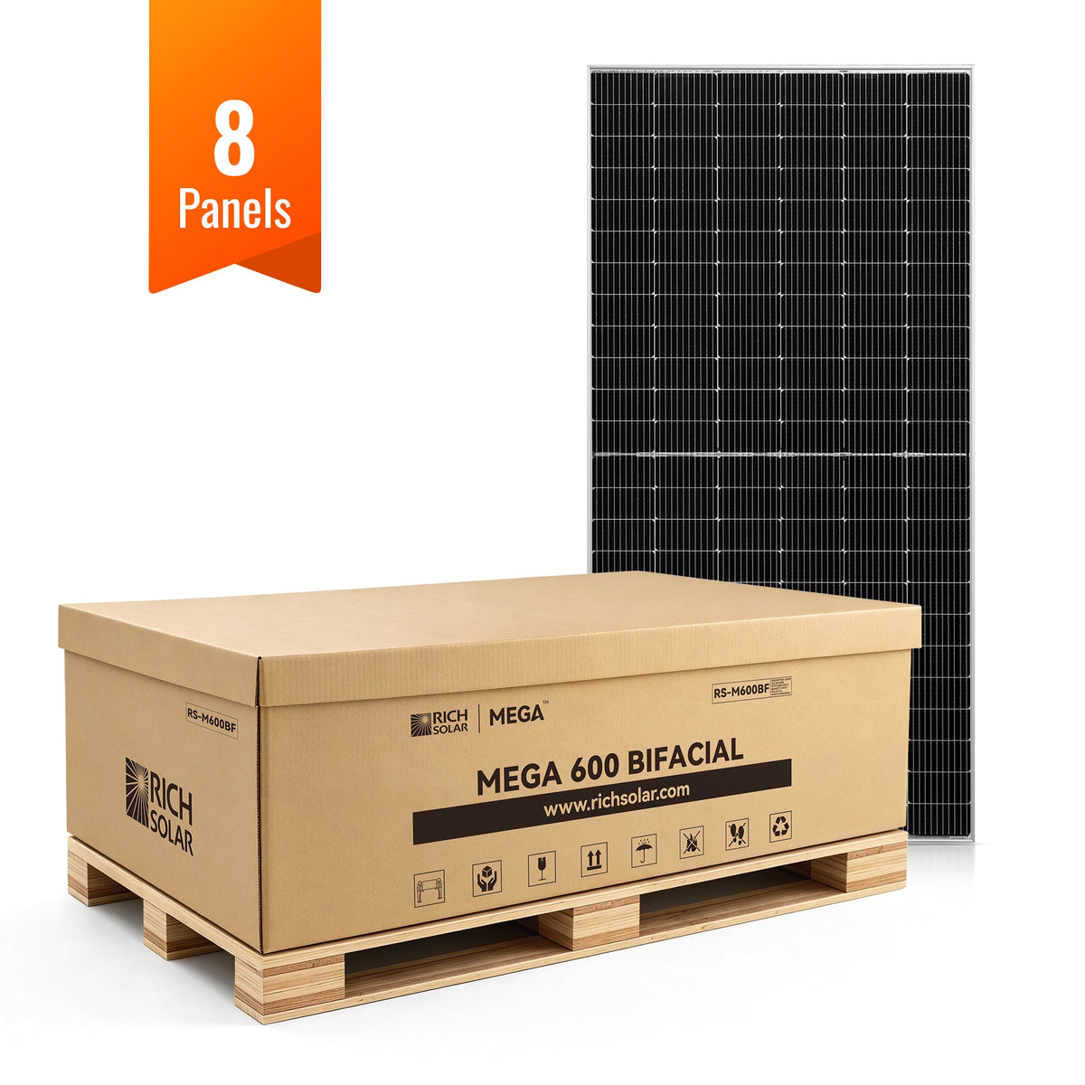 RICH SOLAR MEGA 600 Bifacial Solar Panel - view 1