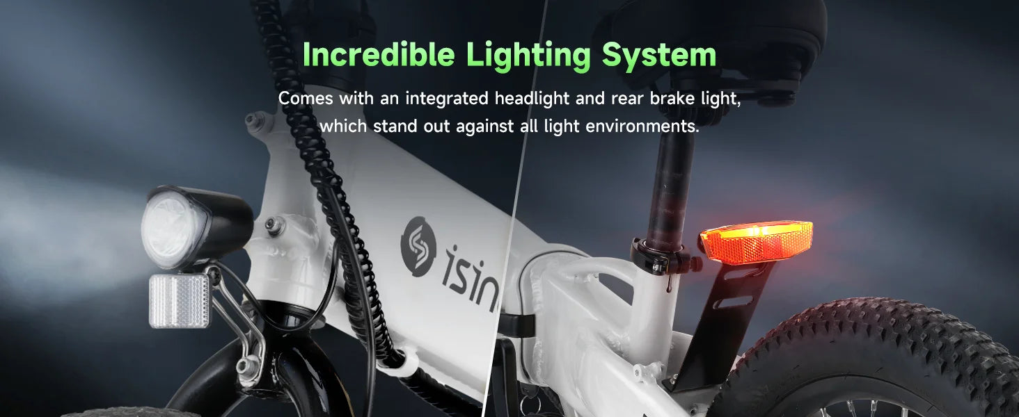 U5 500W 20" Folding eBike - Compact, Lightweight, and Powerful