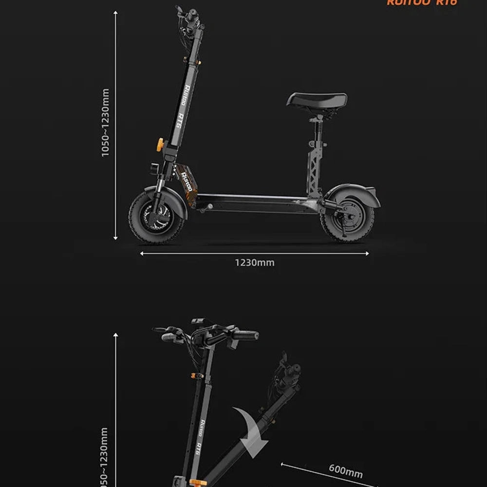 eBike Boys RT6 1000W Electric Scooter - 48V, 40-50km Range