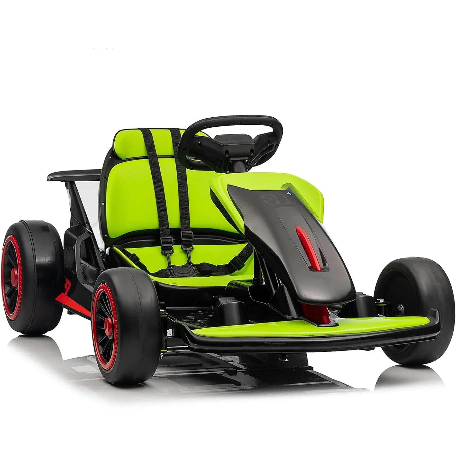 24V Electric Drift Go Kart for Kids with 200W Dual Motor,Music, Horn,8.1MPH High Speed,Ride On Racing Toy for Teens, Boys Girls
