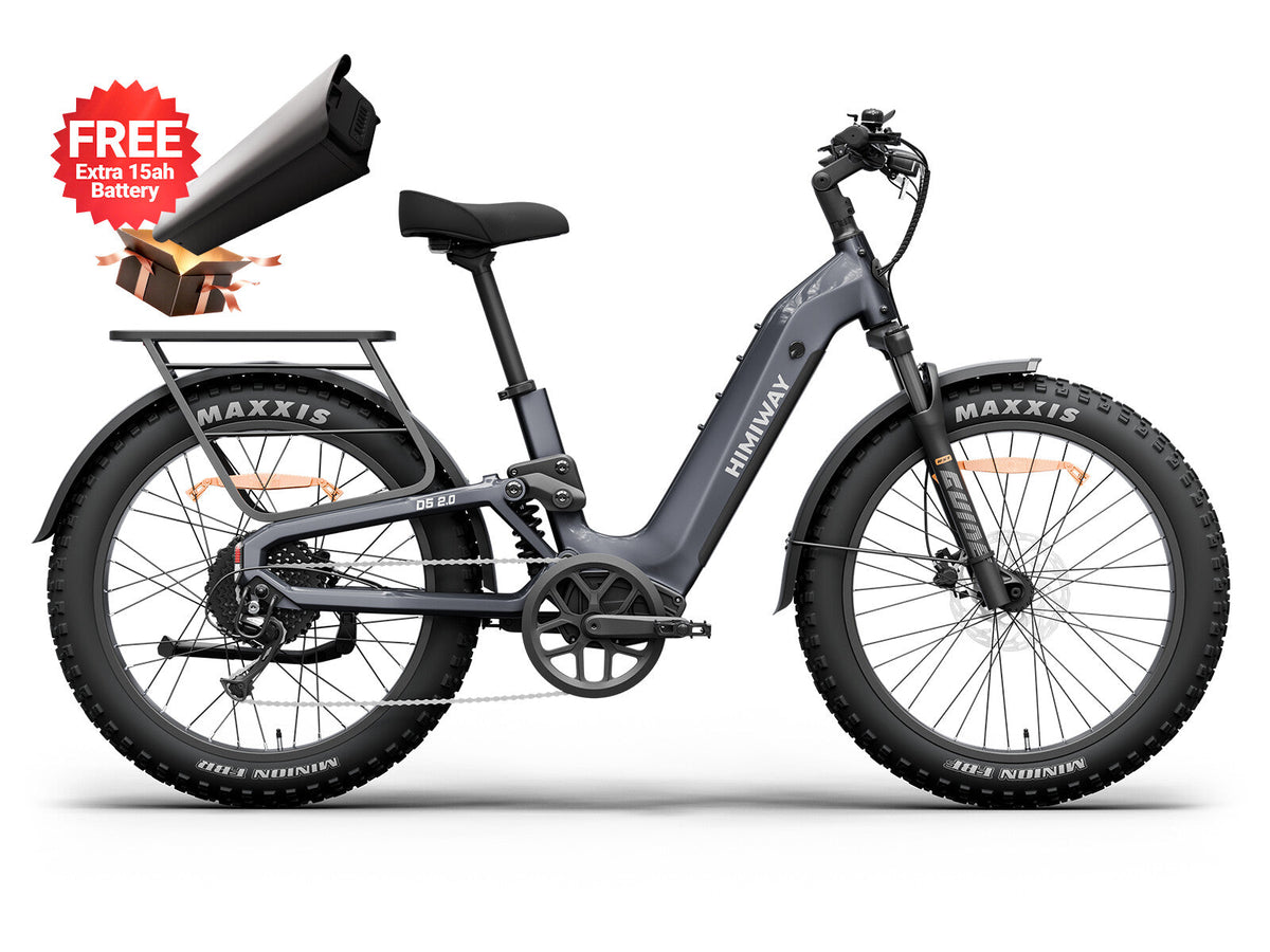 Himiway D5 2.0 Full-Suspension Fat Tire Electric Bike - view 13