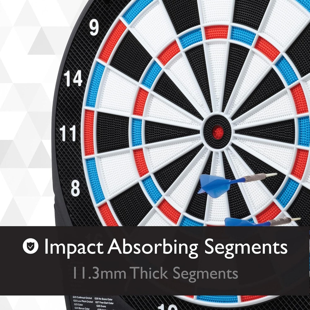 Showdown Electronic Dartboard Sport Size over 30 Games with 590 Options Automati