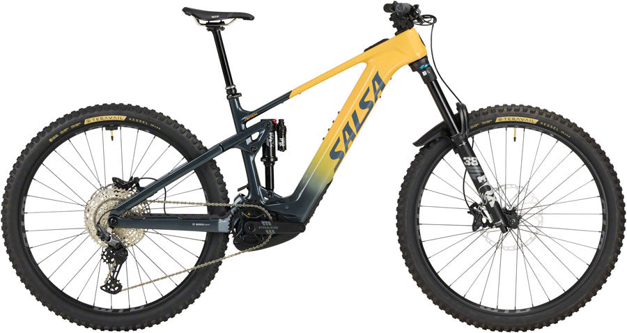 Salsa Notch C Deore 12 Ebike - 29" Carbon Slate / Apricot Medium