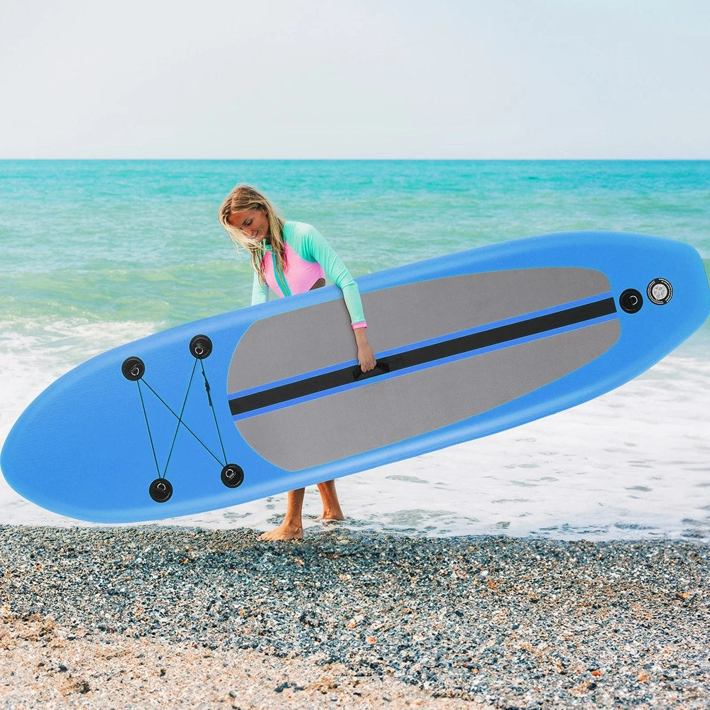 11Ft Inflatable Stand up Paddle Board with Premium SUP Accessories, Aluminum Paddle, Carrying Bag