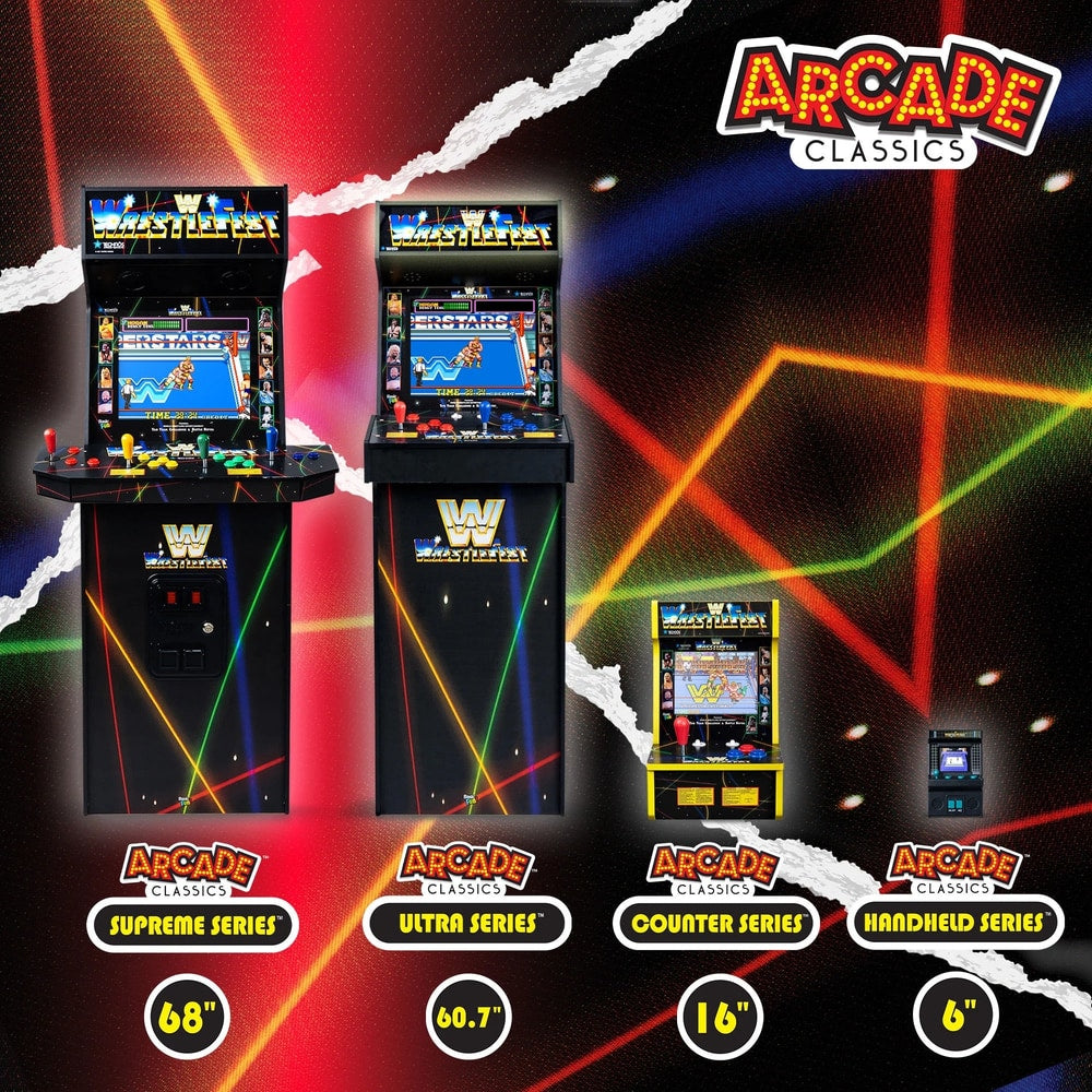 Arcade Classics WWE Ultra Series Game Machine with 17" Liquid Crystal Screen & 5 Games