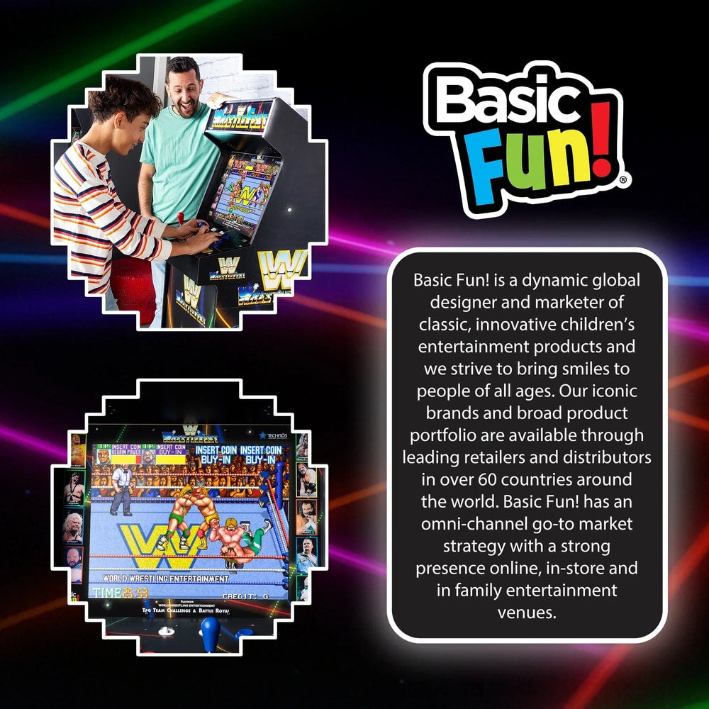 Arcade Classics WWE Ultra Series Game Machine with 17" Liquid Crystal Screen & 5 Games